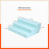 Stomo Taro Multipurpose Shelf Organizer for Home | Baby Blue - Set of 2
